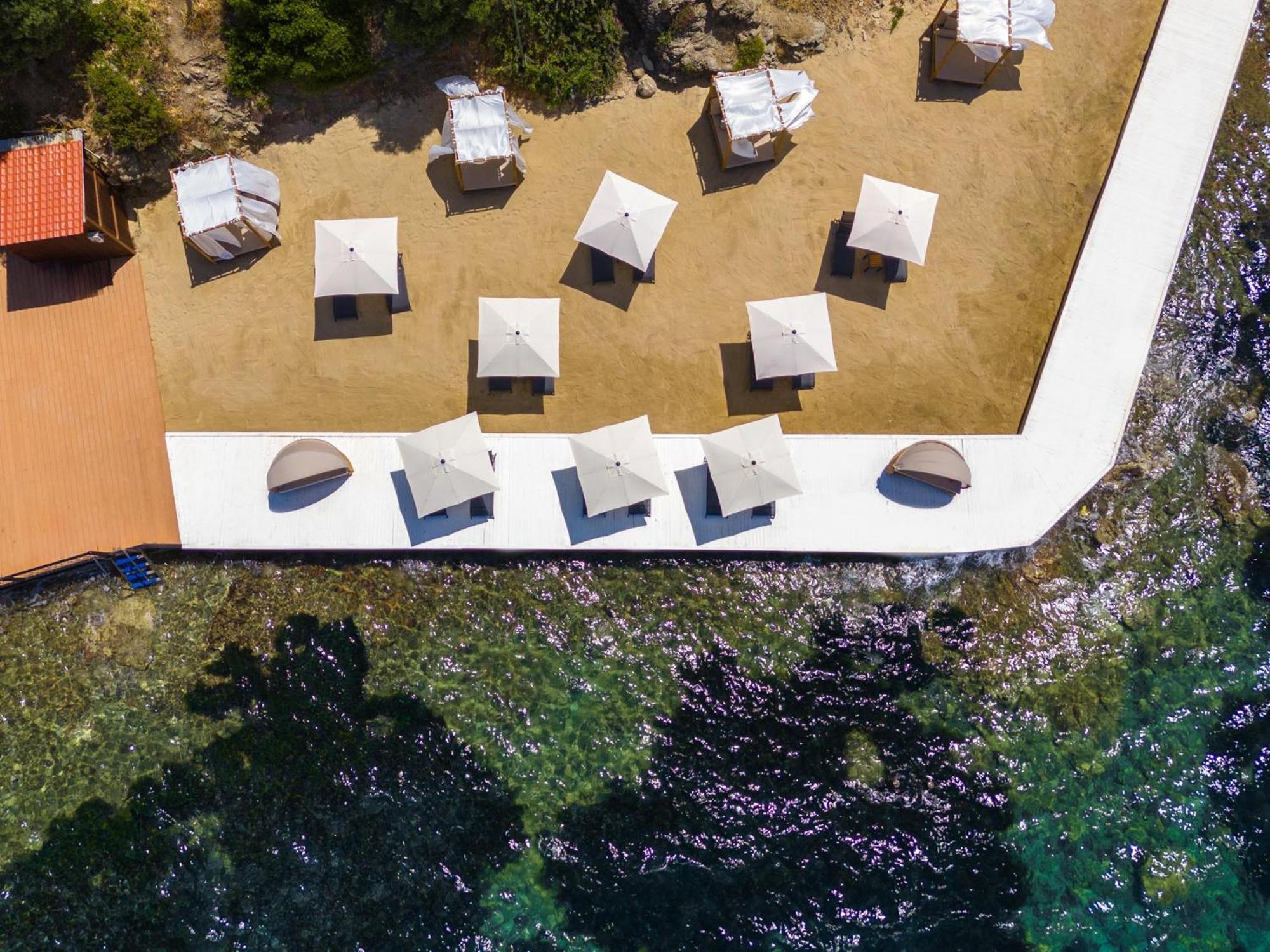 Labranda Tmt Bodrum Exterior photo Aerial view of the beach